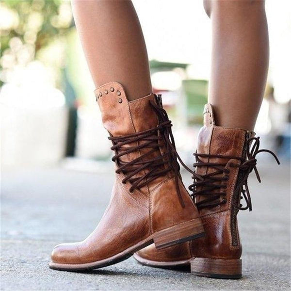 Antonia | Botines de Agujetas con Estoperoles