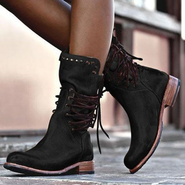 Antonia | Botines de Agujetas con Estoperoles
