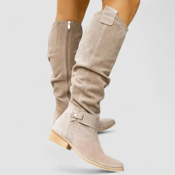 Carolina | Botas Altas Caladas con Cierre Interior