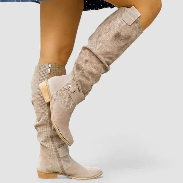 Carolina | Botas Altas Caladas con Cierre Interior