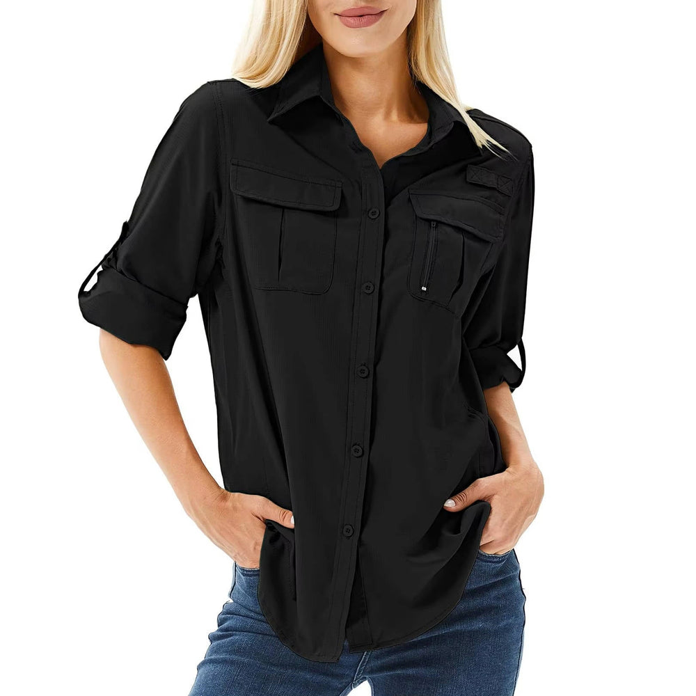 Alba | Blusa de Senderismo Manga Larga con Protección Solar