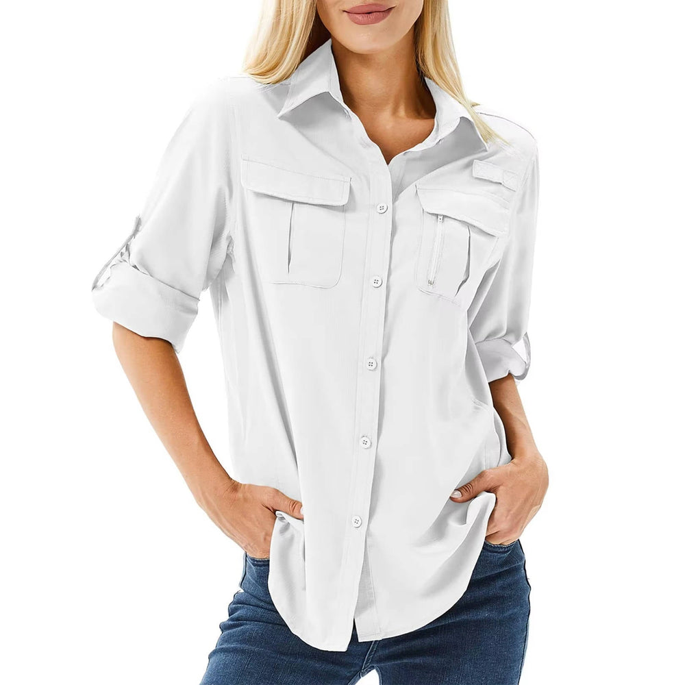 Alba | Blusa de Senderismo Manga Larga con Protección Solar