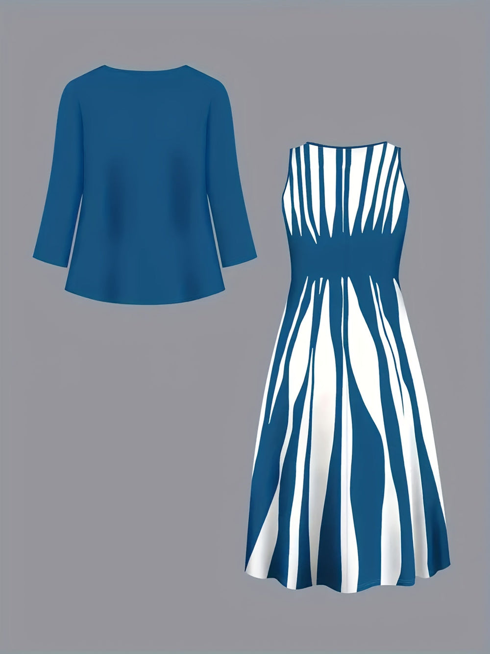 Alba | Conjunto de Vestido y Chaqueta Elegante