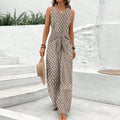Alba | Jumpsuit Pierna Ancha Sin Mangas