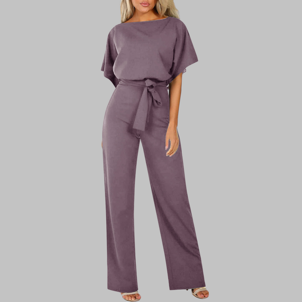 Alejandra | Jumpsuit de Pierna Ancha con Lazo