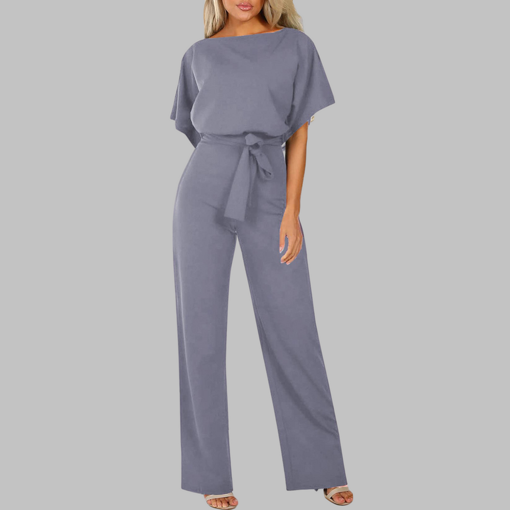 Alejandra | Jumpsuit de Pierna Ancha con Lazo