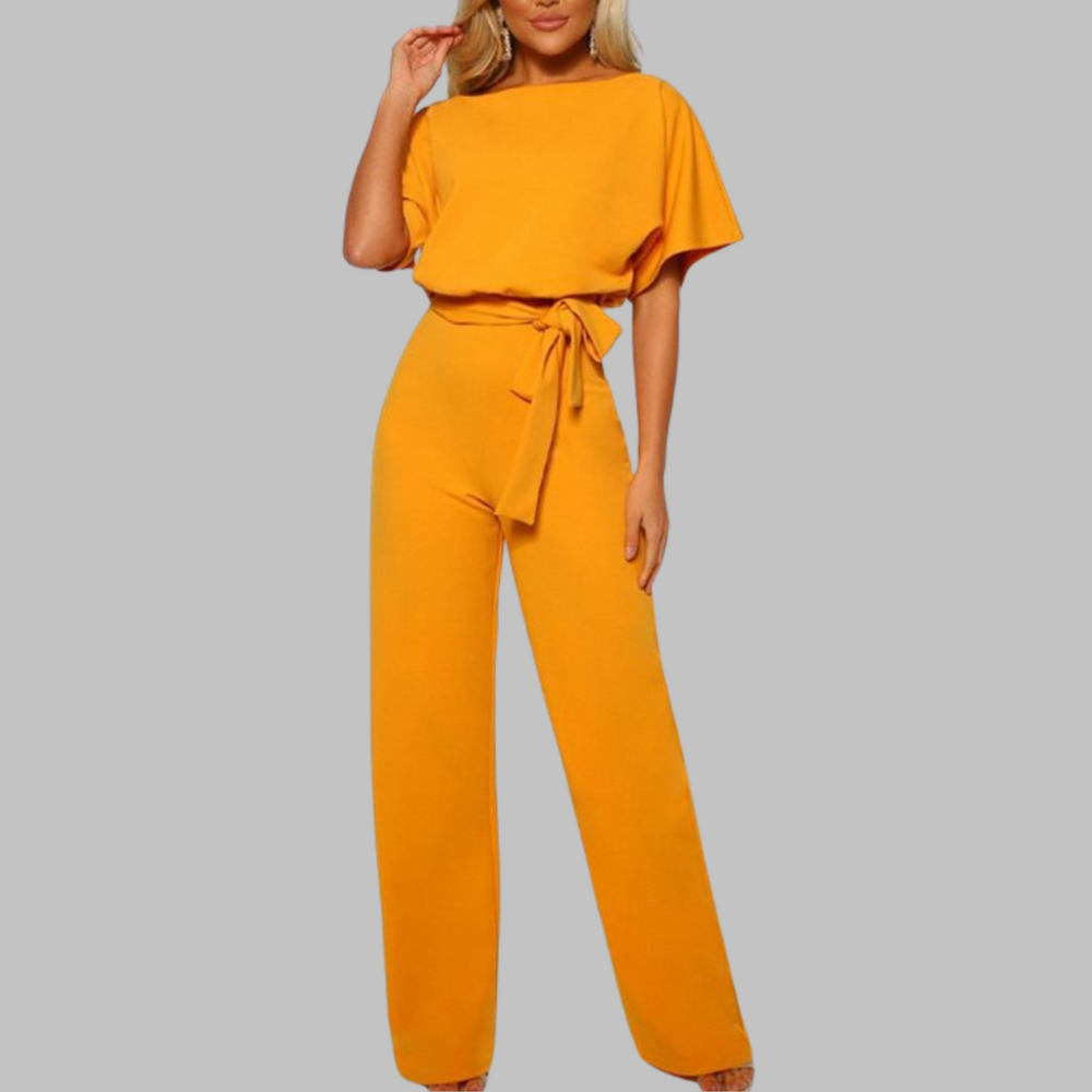 Alejandra | Jumpsuit de Pierna Ancha con Lazo