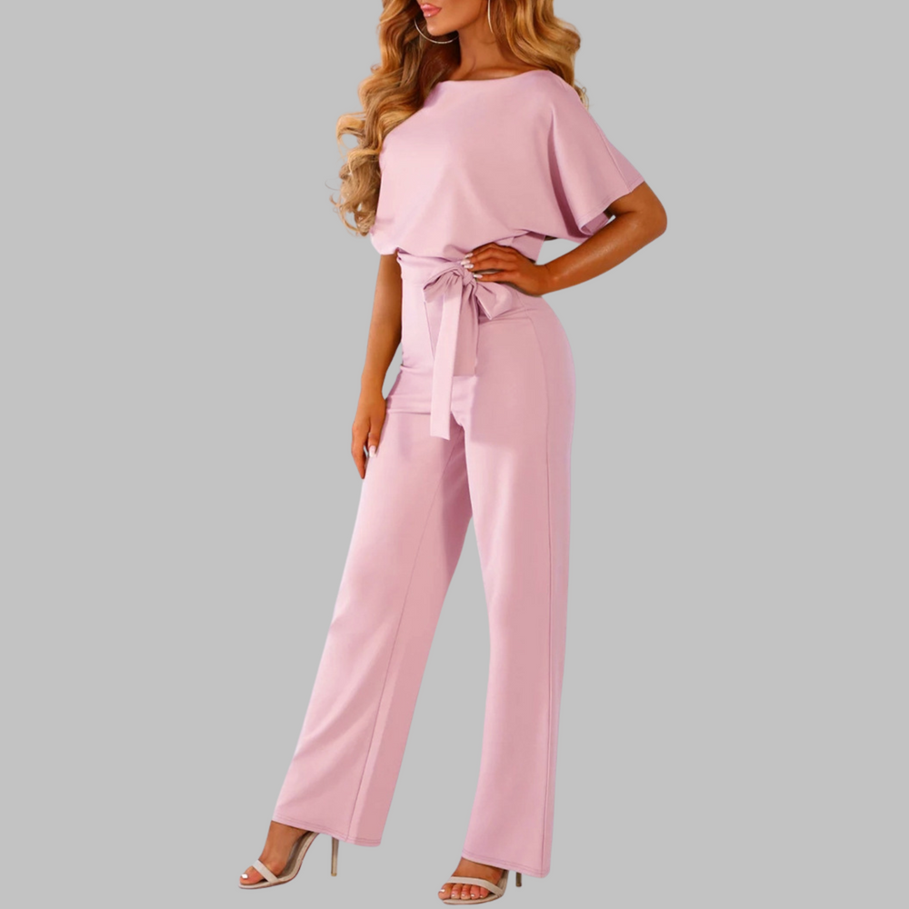 Alejandra | Jumpsuit de Pierna Ancha con Lazo