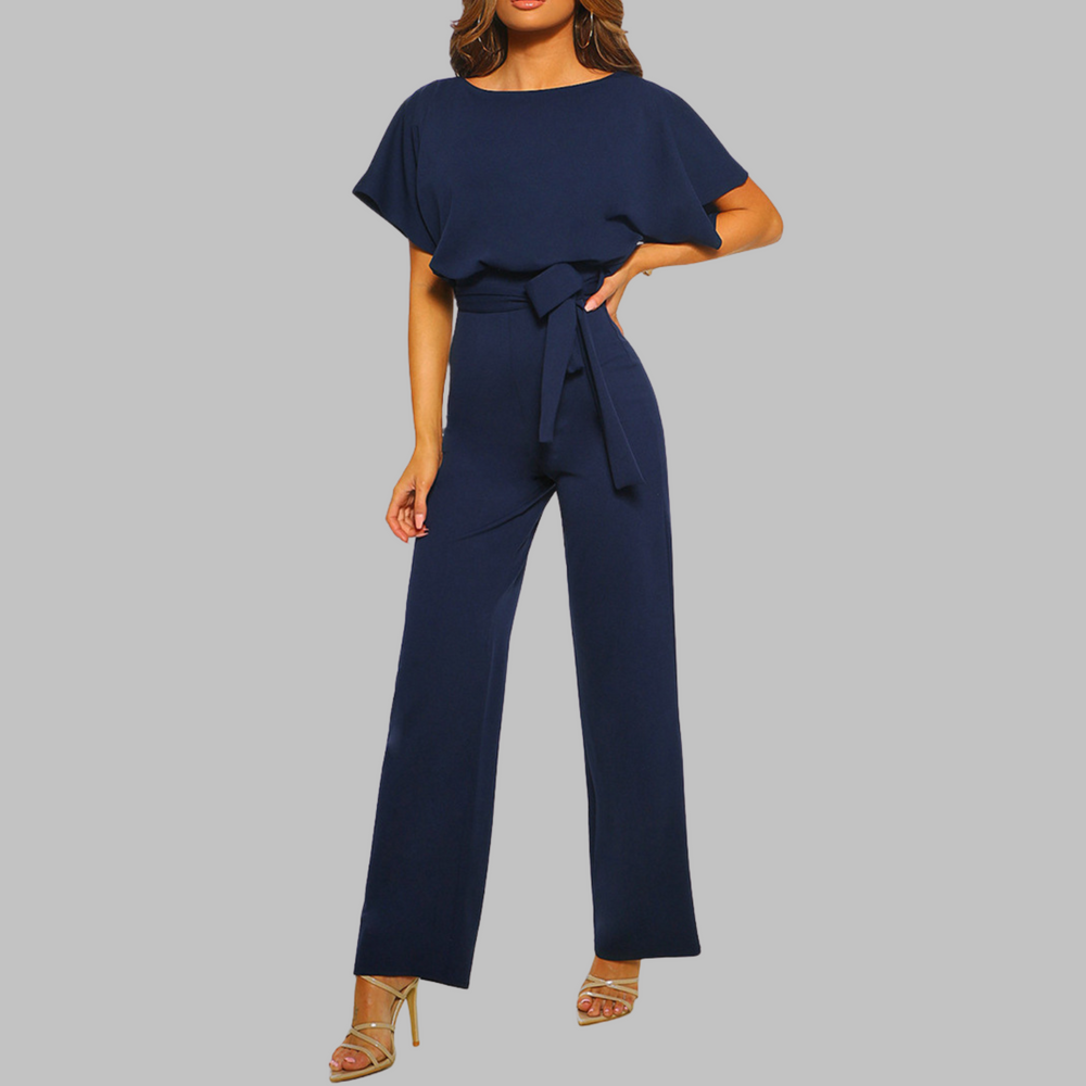 Alejandra | Jumpsuit de Pierna Ancha con Lazo