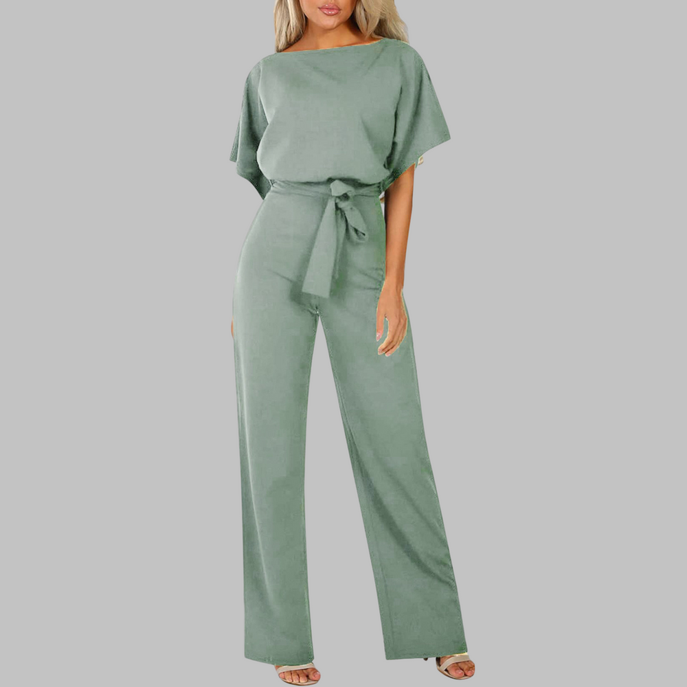 Alejandra | Jumpsuit de Pierna Ancha con Lazo