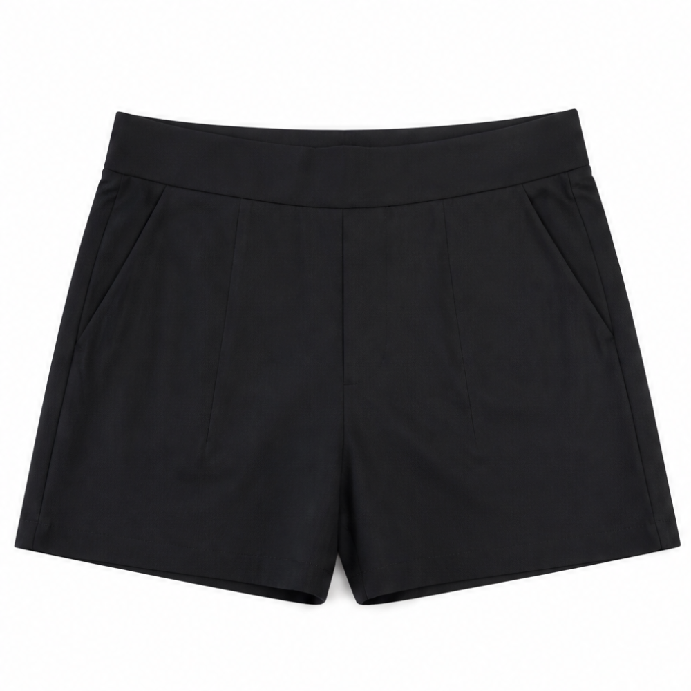 Alejandra | Shorts de Tiro Alto con Bolsillos