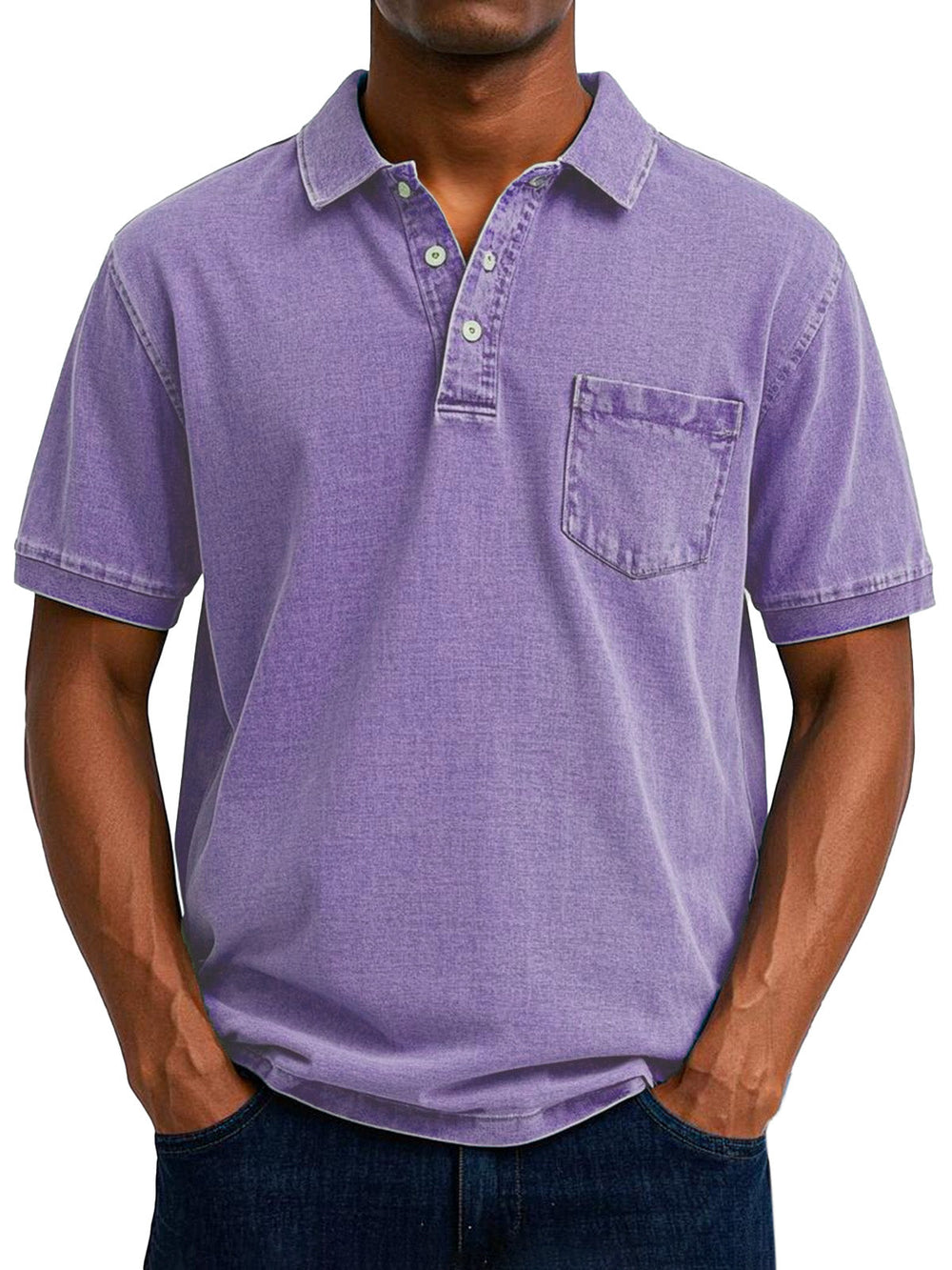 Andrés | Playera Polo Casual de Aire Retro
