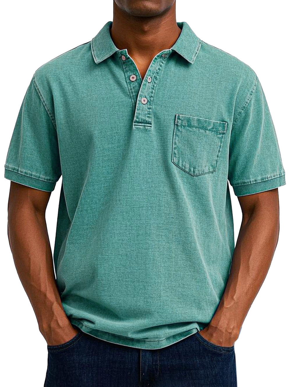 Andrés | Playera Polo Casual de Aire Retro