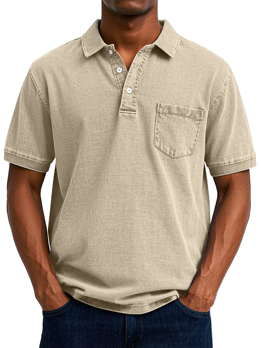 Andrés | Playera Polo Casual de Aire Retro