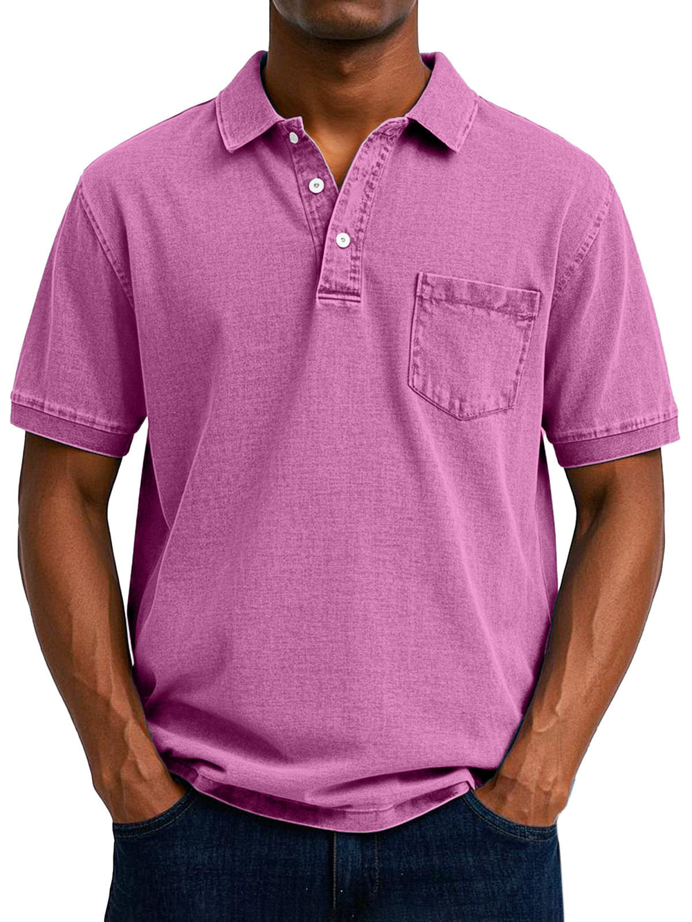 Andrés | Playera Polo Casual de Aire Retro