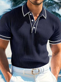 Andrés | Playera Polo de Manga Corta con Contraste