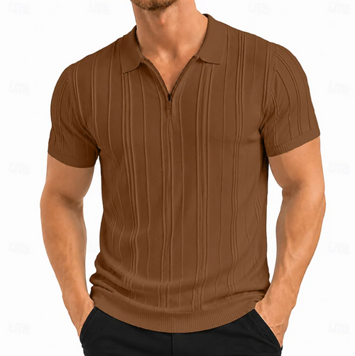 Andrés | Playera Polo Texturizada Corte Entallado