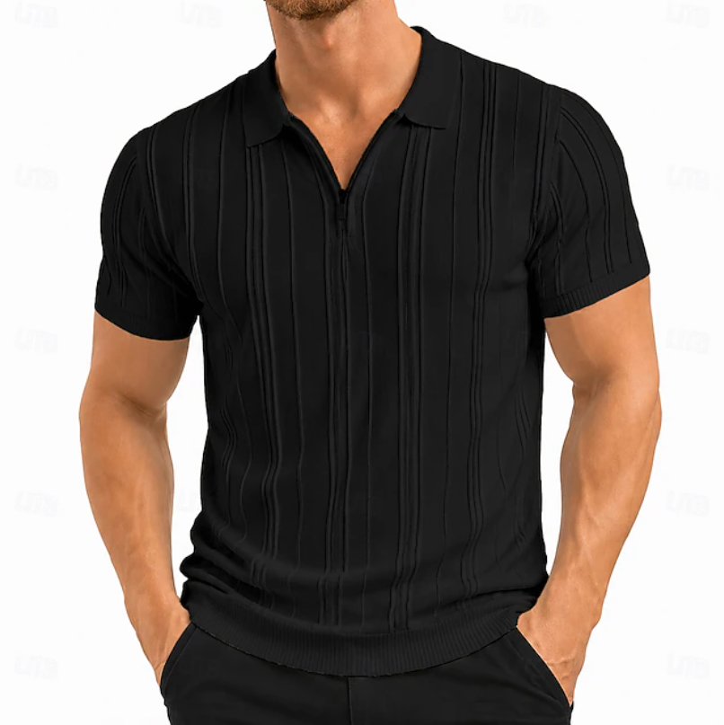 Andrés | Playera Polo Texturizada Corte Entallado