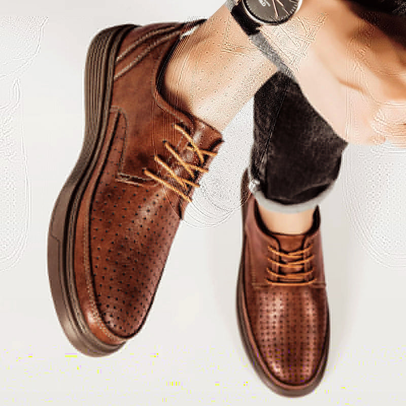 Andrés | Zapatos Oxford de Piel con Agujetas
