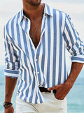 Bruno | Camisa Casual de Corte Relajado a Rayas