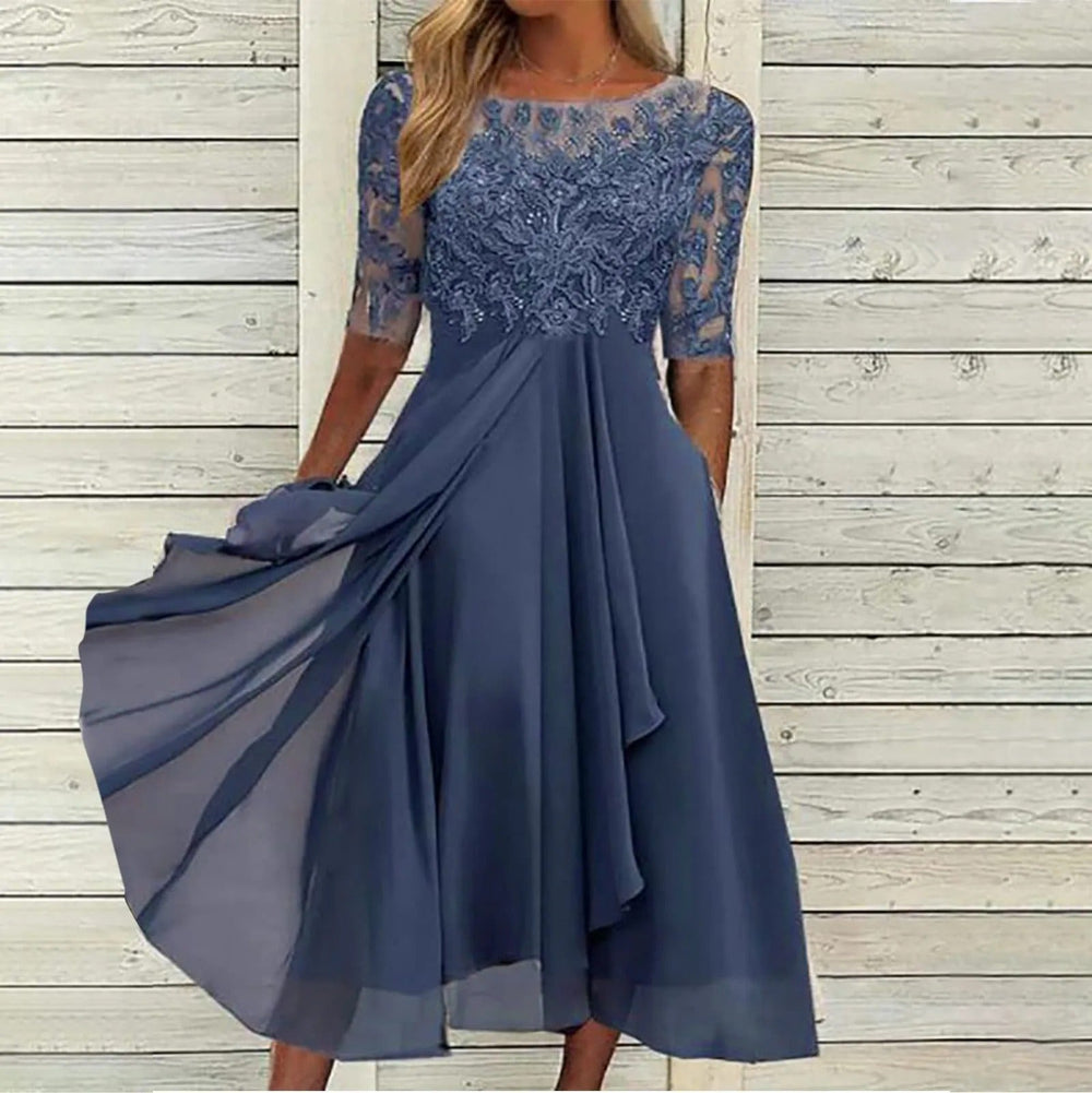 Camila | Vestido de Noche de Caída Fluida
