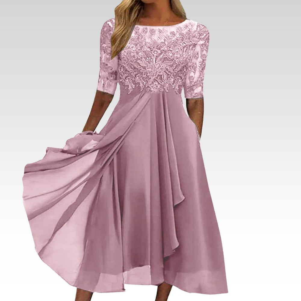 Camila | Vestido de Noche de Caída Fluida