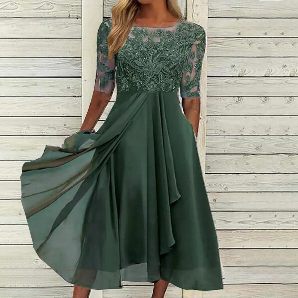 Camila | Vestido de Noche de Caída Fluida