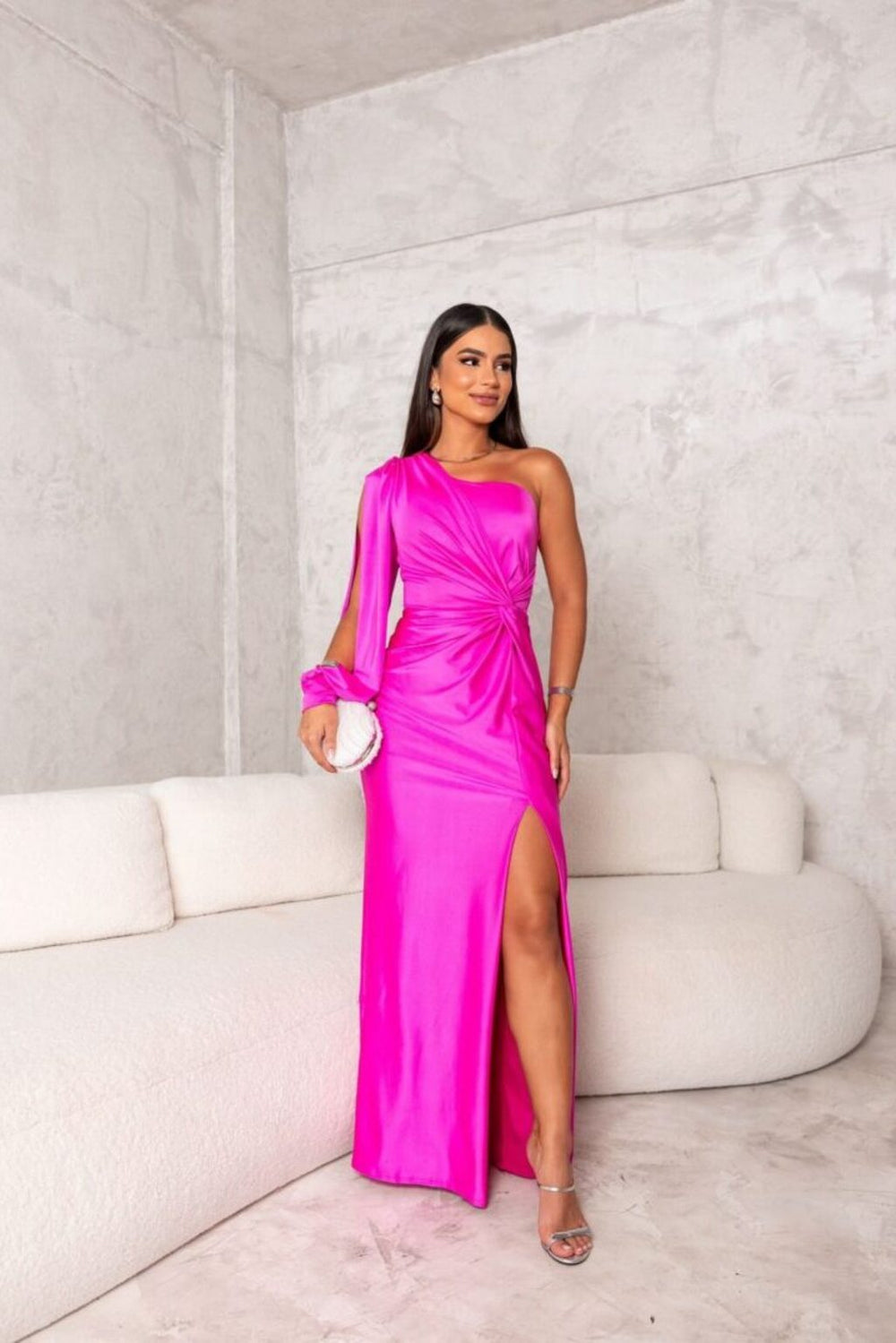 Camila | Vestido de Noche de Un Hombro
