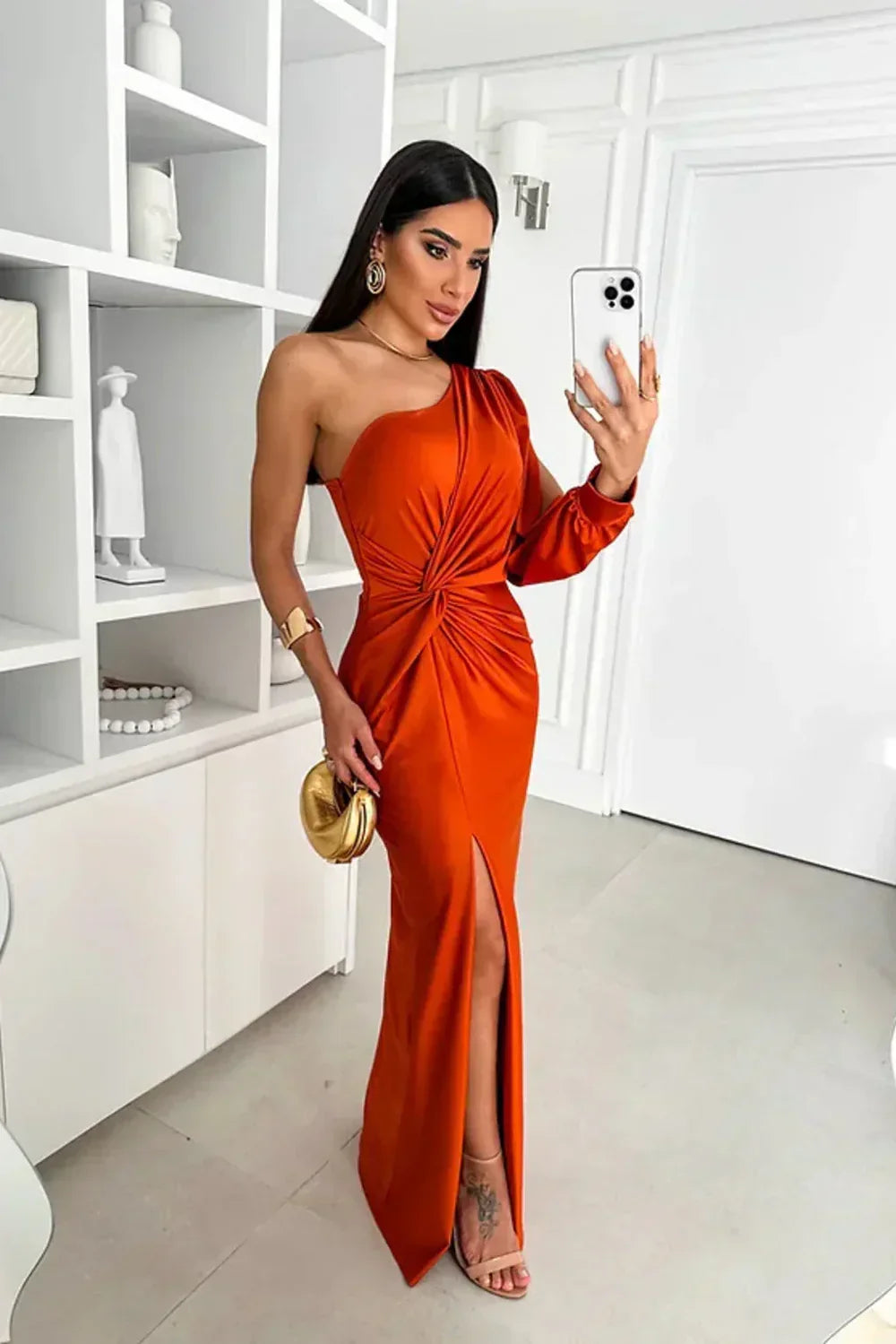Camila | Vestido de Noche de Un Hombro
