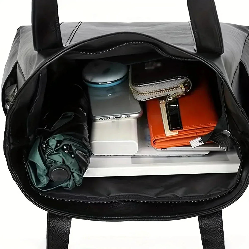 Catalina | Bolsa Tote Grande Negra