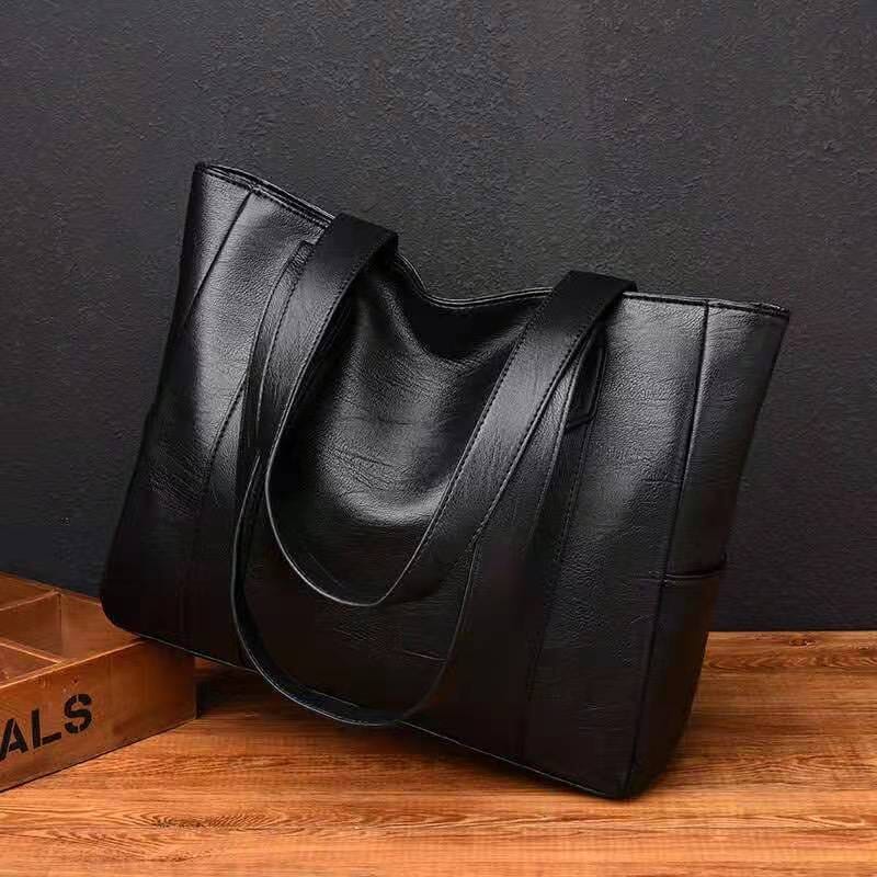 Catalina | Bolsa Tote Grande Negra