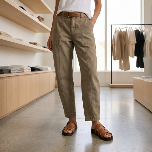 Catalina | Pantalón Utilitario de Tiro Alto