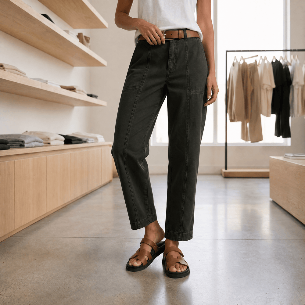 Catalina | Pantalón Utilitario de Tiro Alto