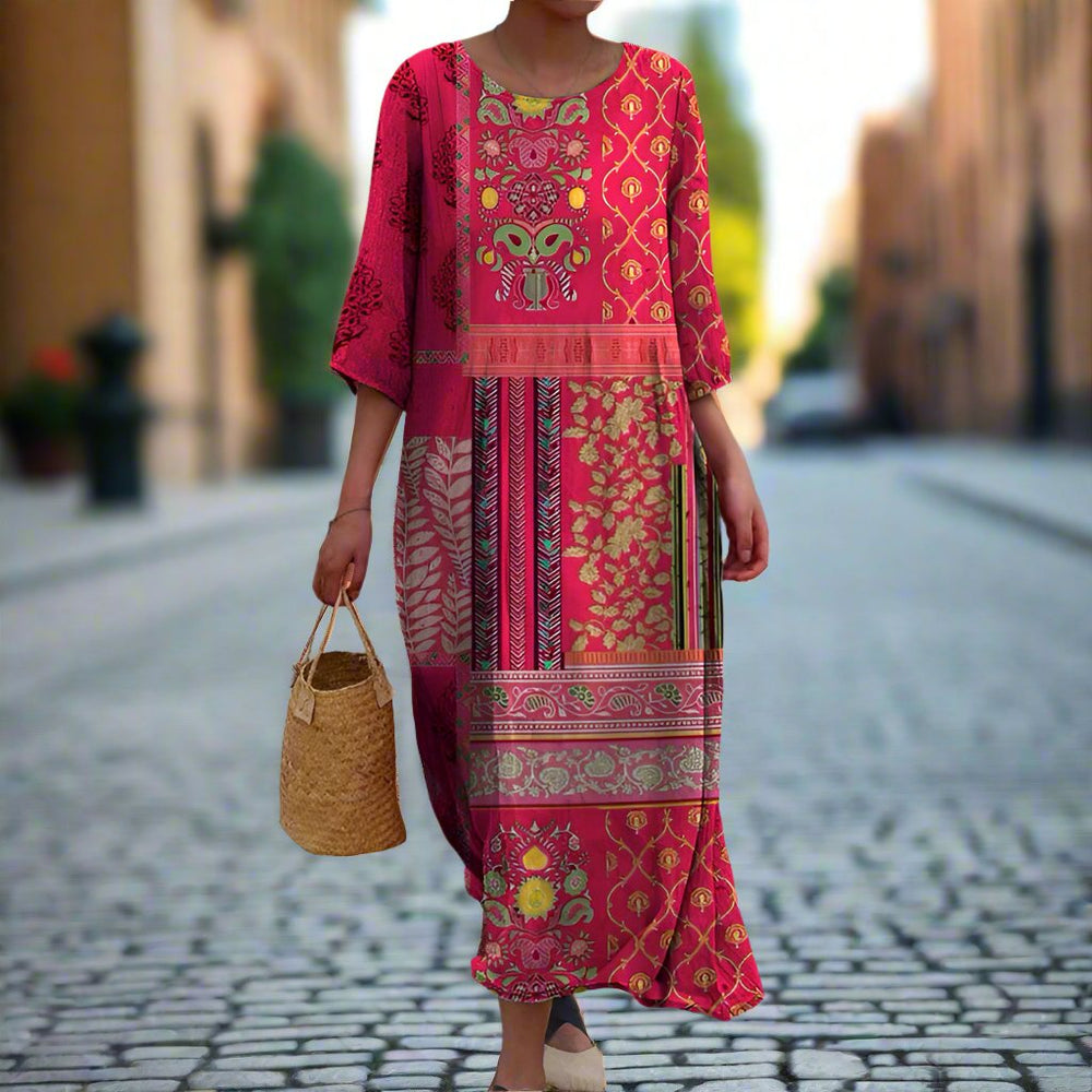 Catalina | Vestido Largo Boho Holgado