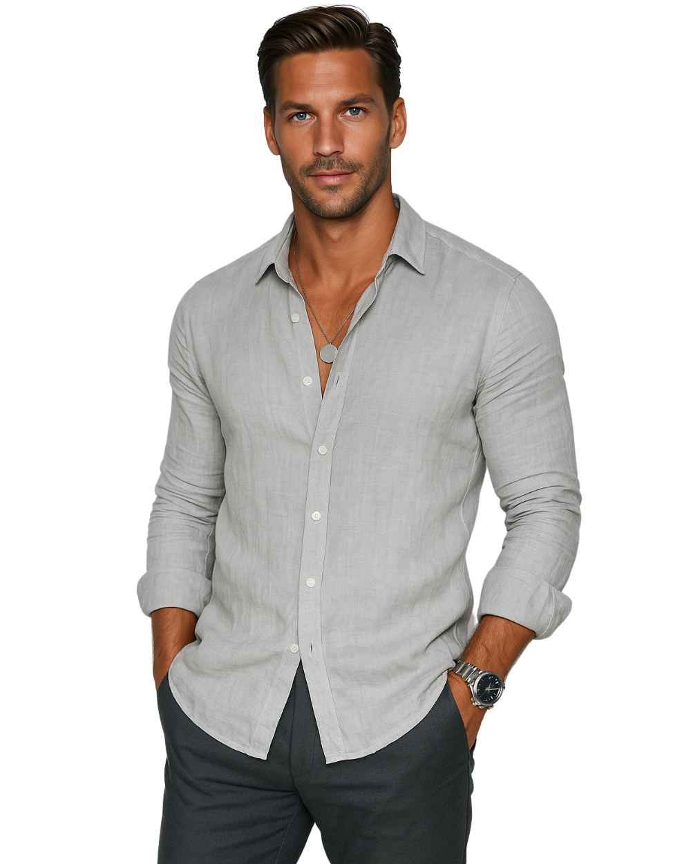 Connor | Camisa de Manga Larga Casual