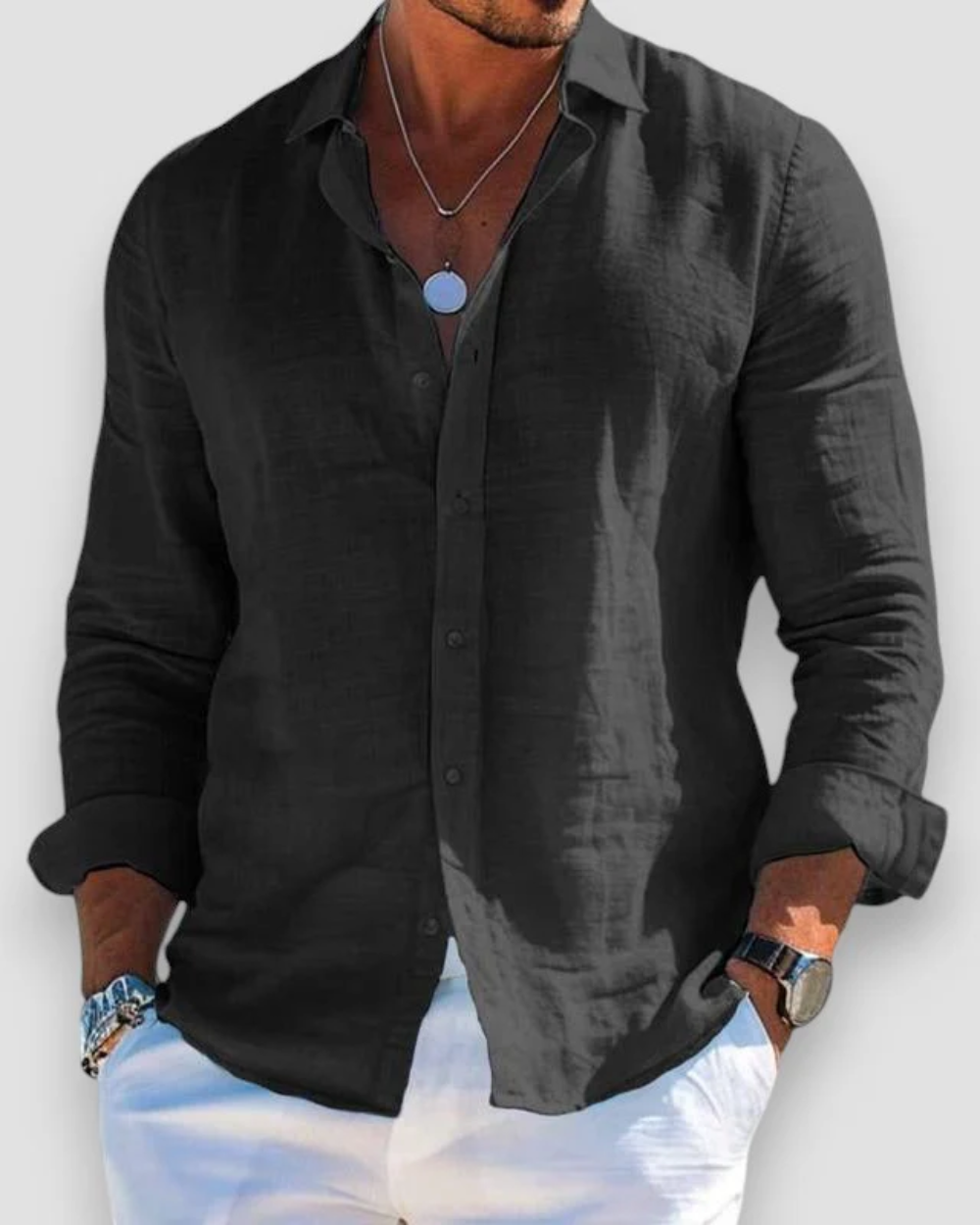 Connor | Camisa de Manga Larga Casual