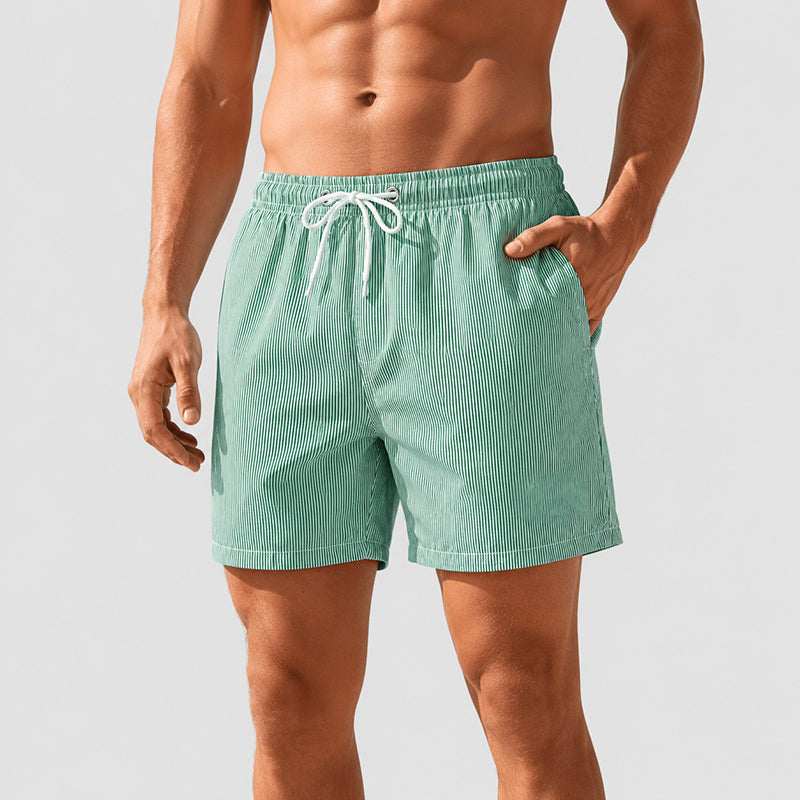 Diego | Short de Playa a Rayas Estilo Retro