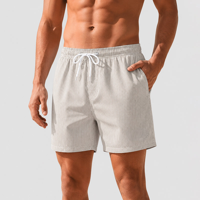 Diego | Short de Playa a Rayas Estilo Retro