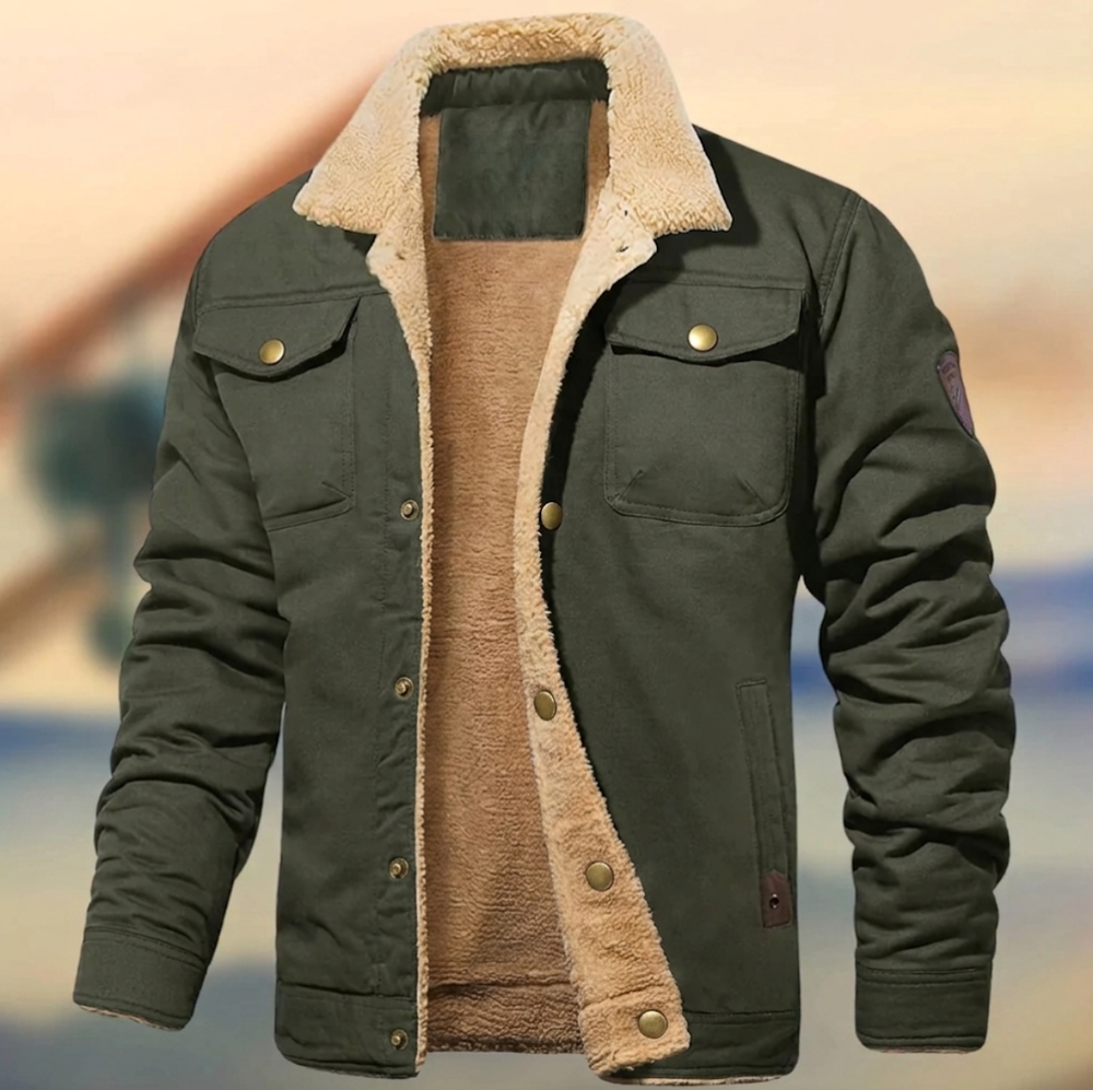 Emiliano | Chaqueta con Cuello Borrego