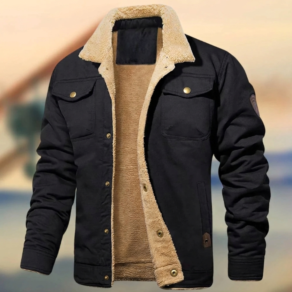 Emiliano | Chaqueta con Cuello Borrego