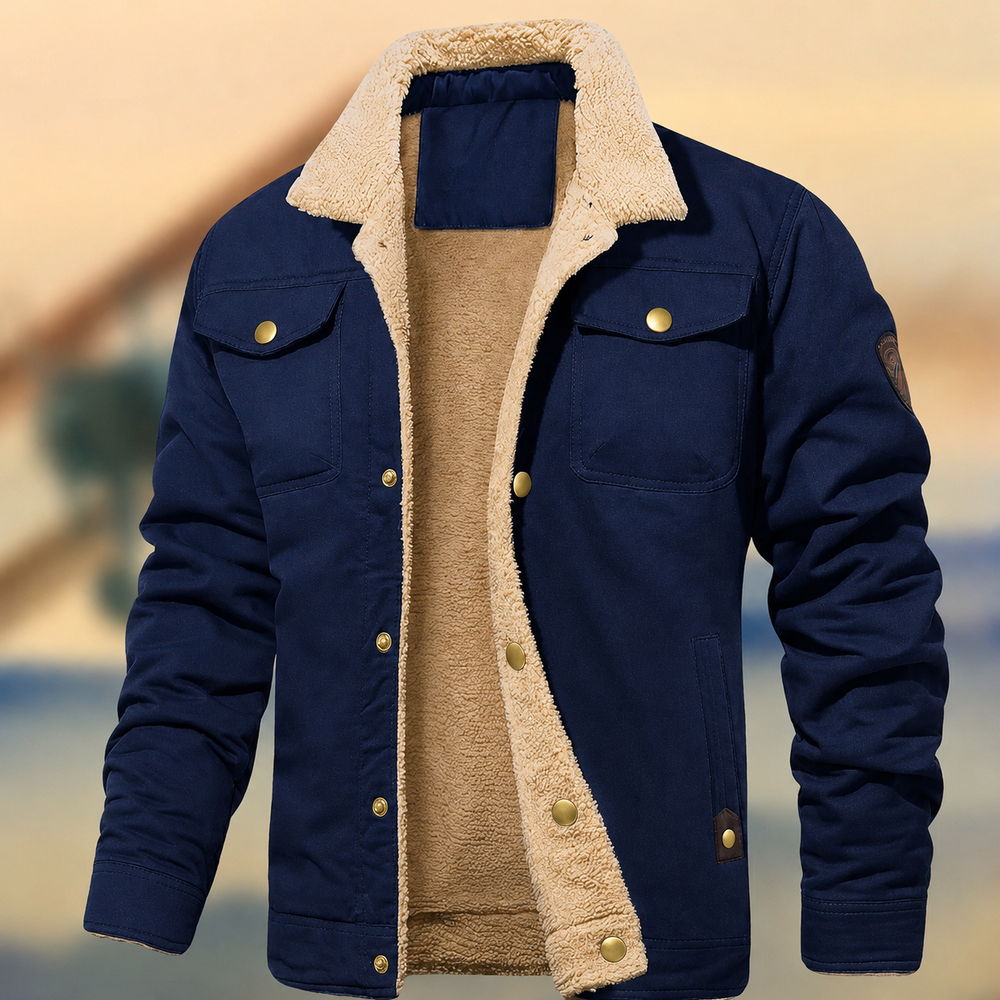 Emiliano | Chaqueta con Cuello Borrego
