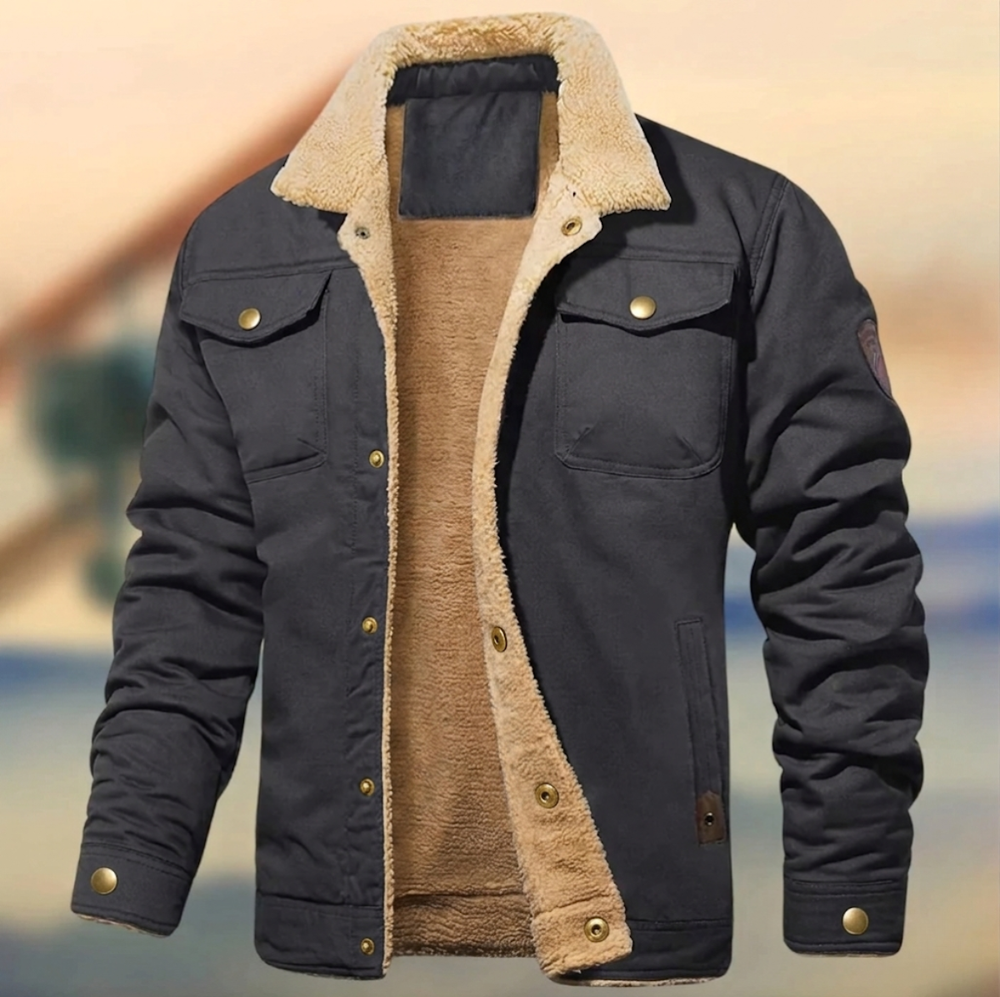 Emiliano | Chaqueta con Cuello Borrego