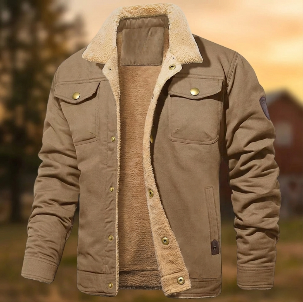 Emiliano | Chaqueta con Cuello Borrego