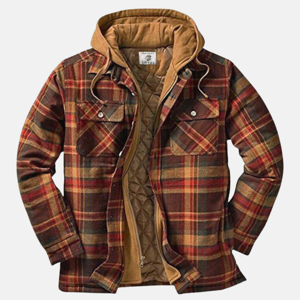 Emiliano | Chaqueta de Cuadros con Botones