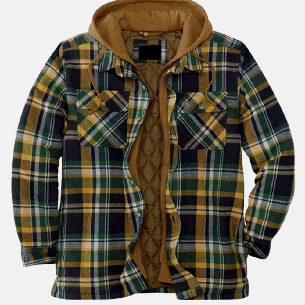 Emiliano | Chaqueta de Cuadros con Botones