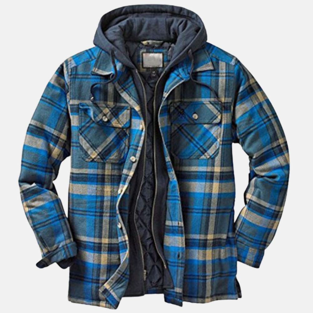 Emiliano | Chaqueta de Cuadros con Botones