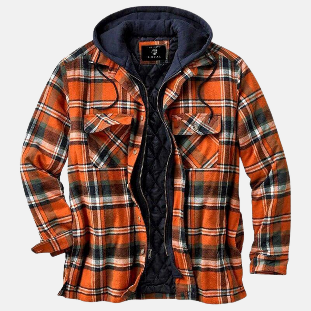 Emiliano | Chaqueta de Cuadros con Botones