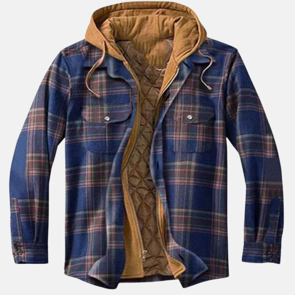 Emiliano | Chaqueta de Cuadros con Botones