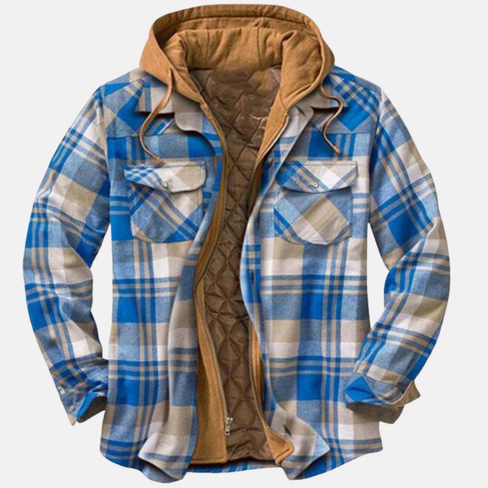 Emiliano | Chaqueta de Cuadros con Botones