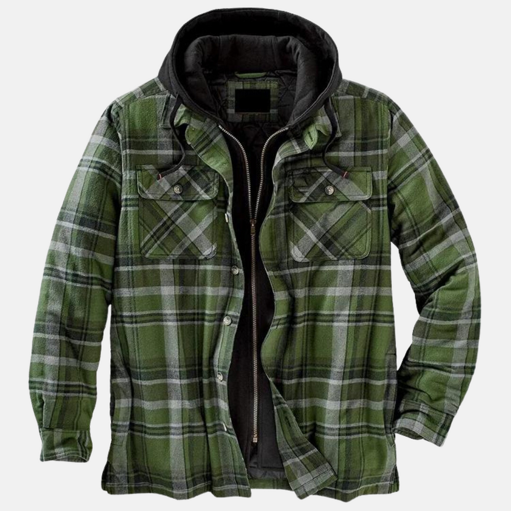 Emiliano | Chaqueta de Cuadros con Botones